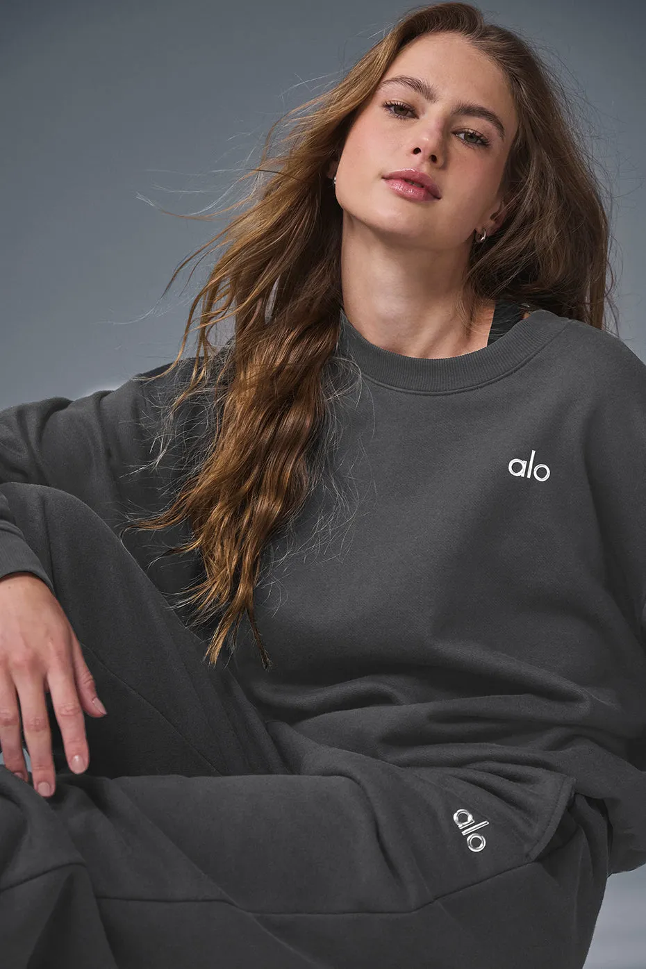 Accolade Crew Neck Pullover - Anthracite