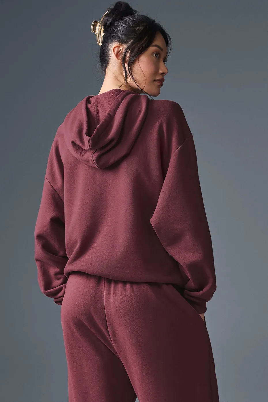 Accolade Hoodie - Burgundy Truffle