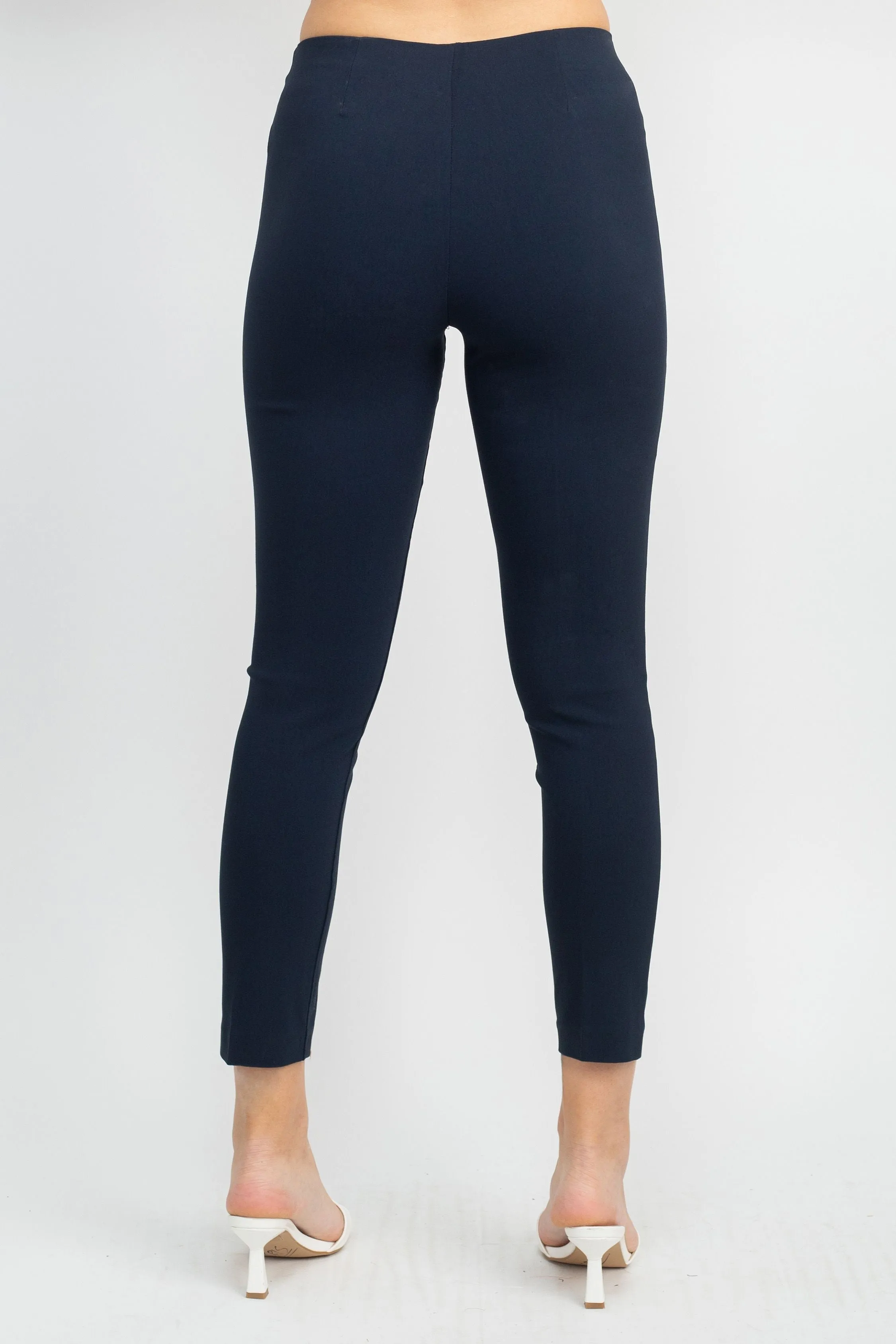 Adrianna Papell Mid Waist Pull On Skinny Pants by Curated Brands