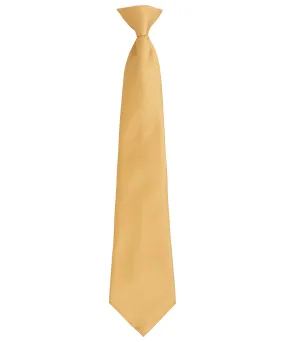 Gold - 'Colours Originals' fashion clip tie