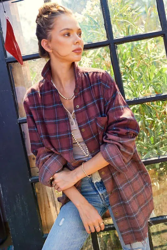 Kayla Plaid Shirt