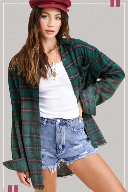 Kayla Plaid Shirt