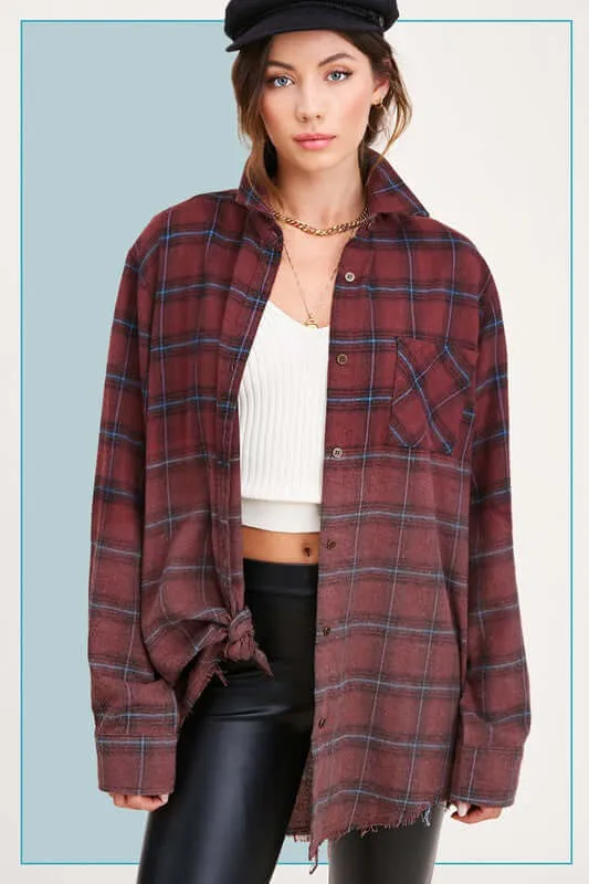 Kayla Plaid Shirt