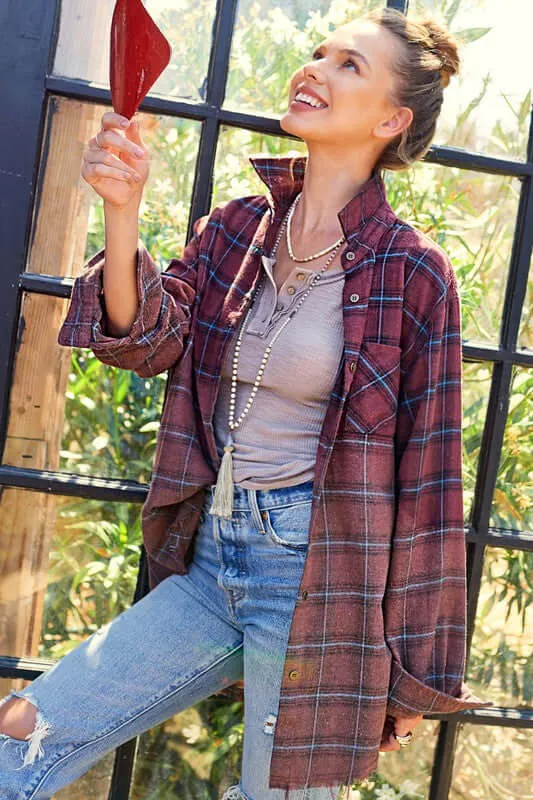 Kayla Plaid Shirt