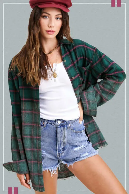 Kayla Plaid Shirt