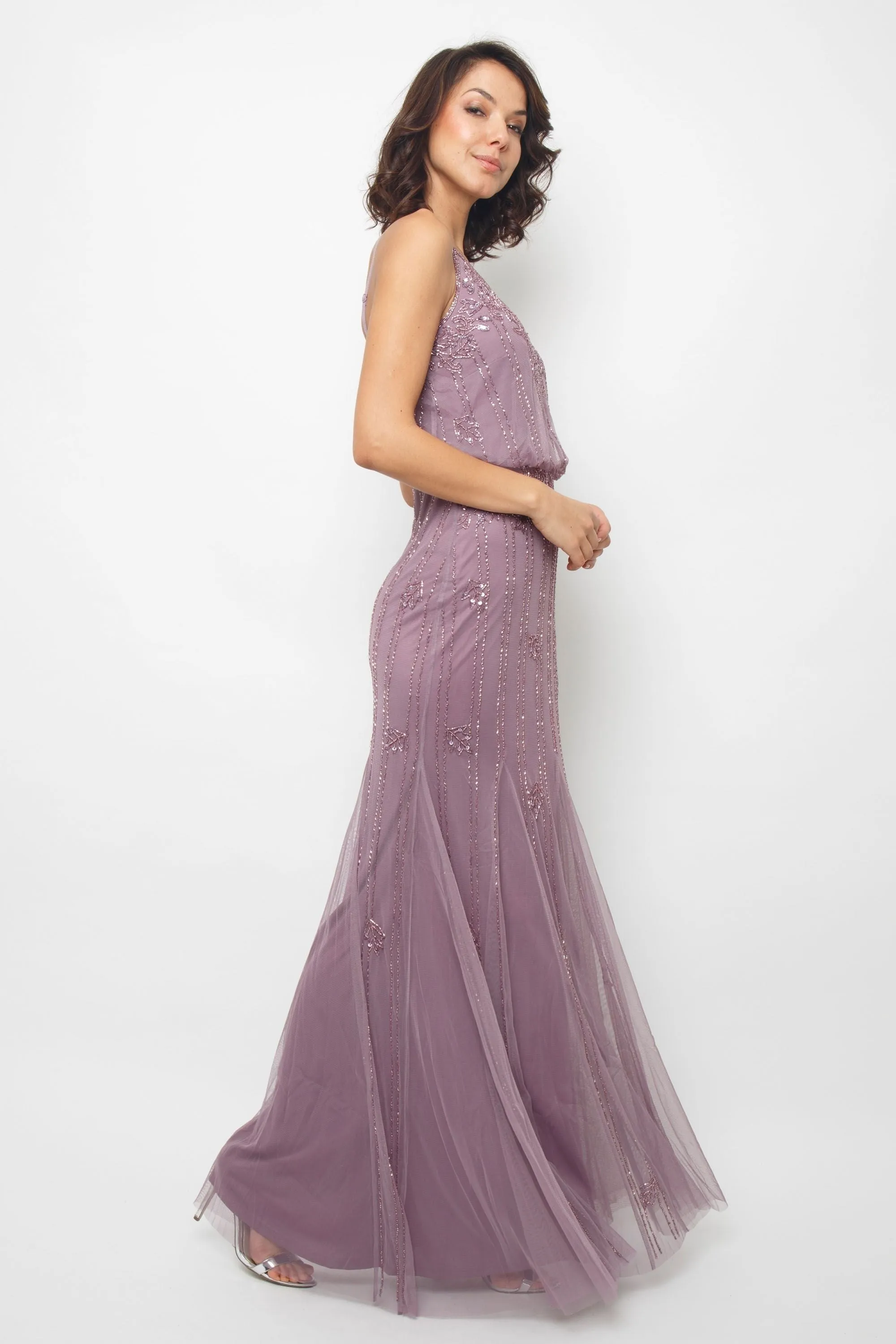 Keeva Purple Bridesmaid Dress