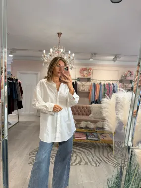 KENDAL WHITE OVERSIZED SHIRT