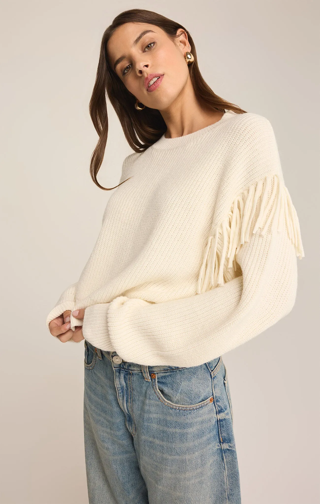 On The Fringe Sweater