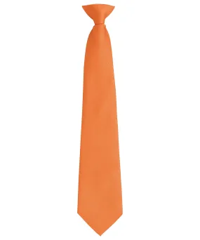 Orange - 'Colours Originals' fashion clip tie