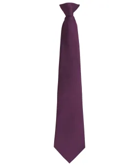 Purple - 'Colours Originals' fashion clip tie