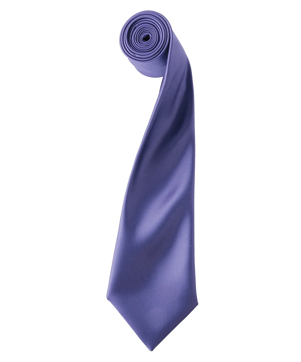 Purple - 'Colours' satin tie