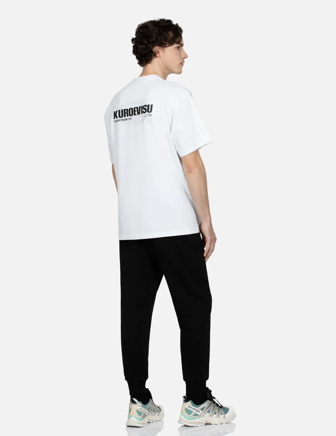 Seagull and Logo Print Regular Fit Sweatpants