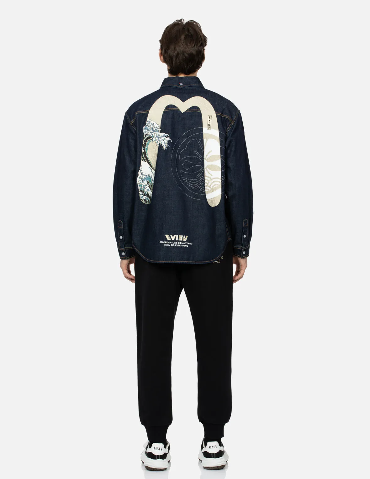 Seagull Brocade Appliqué Regular Fit Sweatpants