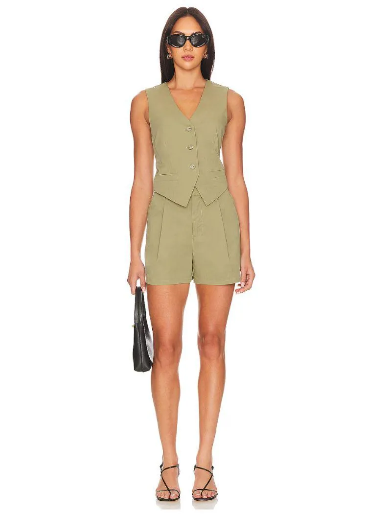 Steve Madden Anida Shorts-Olive ***FINAL SALE***