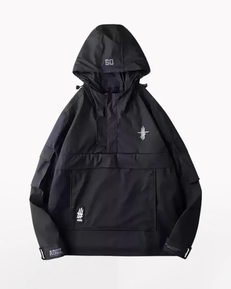 Techwear Functional Half-Zip Pullover Jacket