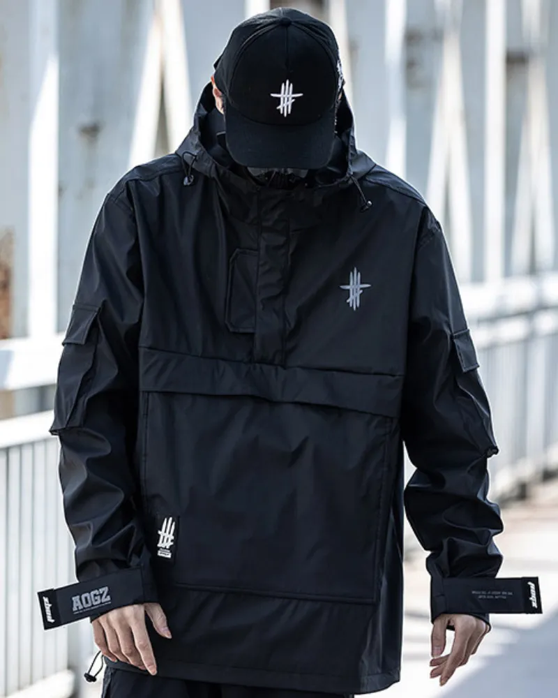 Techwear Functional Half-Zip Pullover Jacket