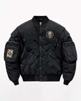 Techwear Winter Skull Bomber Jacket