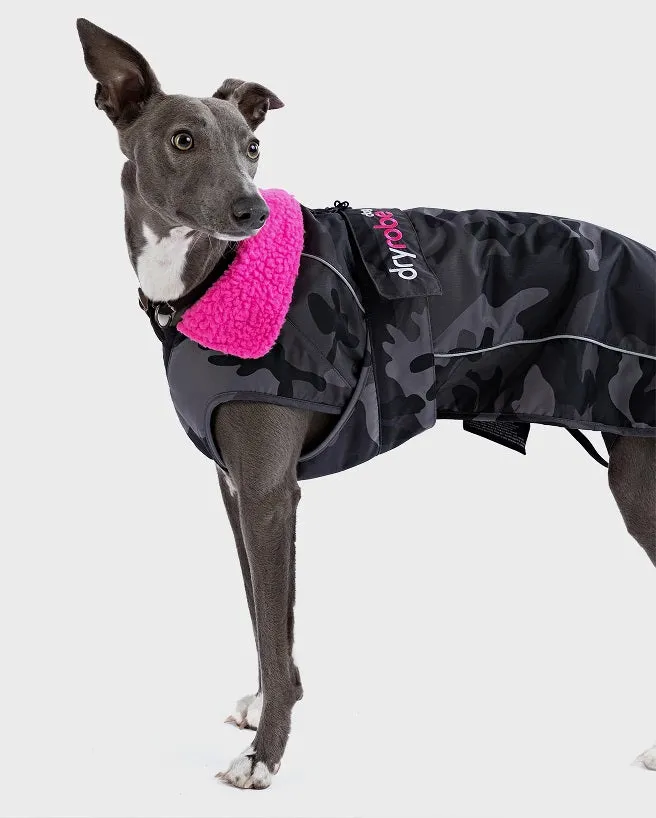 The Dryrobe Dog Jacket - waterproof and wind-resistant