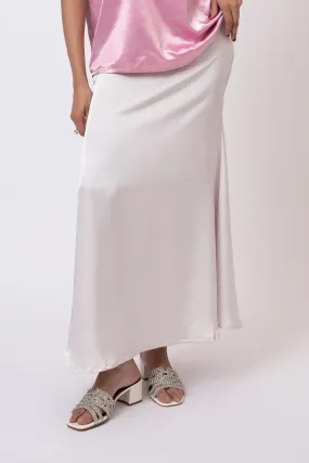 Venice Silk Skirt Off White