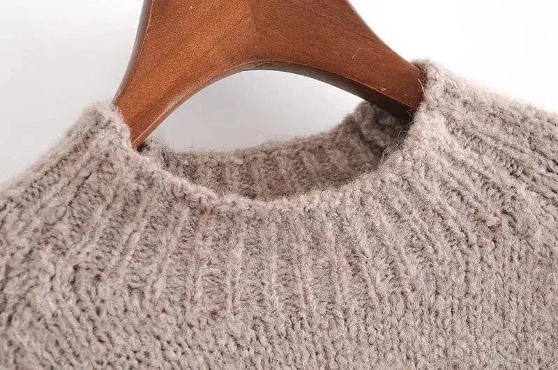 Vintage Beading Knitted Sweater