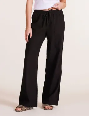 Wide Leg Pocket Pant, Black