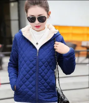 Womens Hooded Jackets Casual Warm